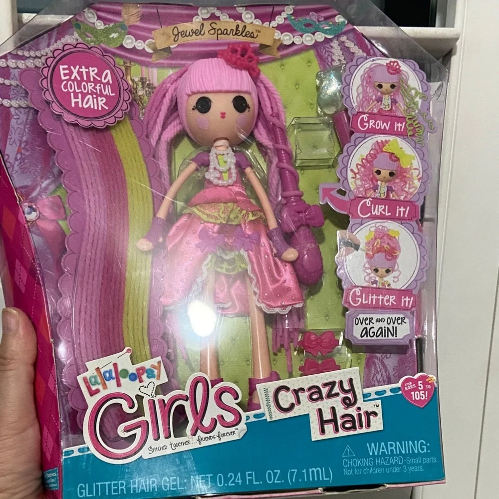 Lalaloopsy Girls Crazy Hair Jewel Sparkles Doll - Pink